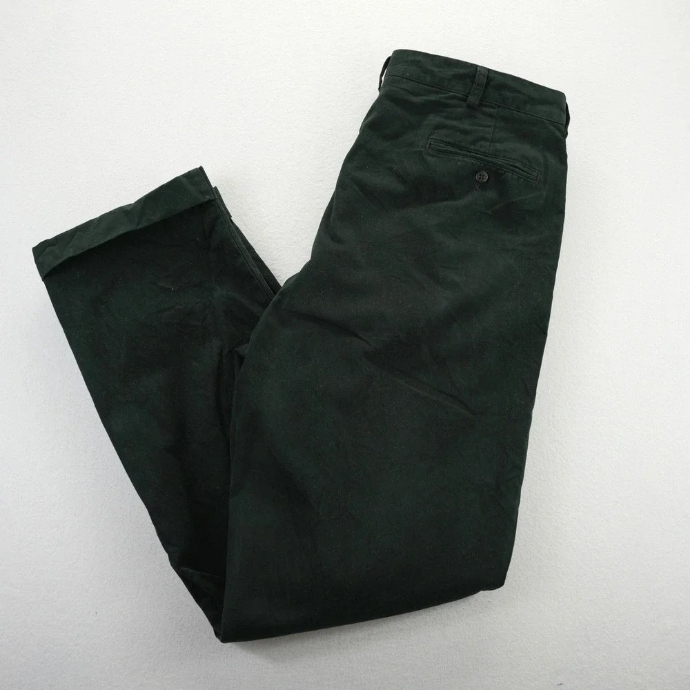 Polo Ralph Lauren‎ Hammond Pant Mens 36x32 Black Double Pleated Cuffed Chinos